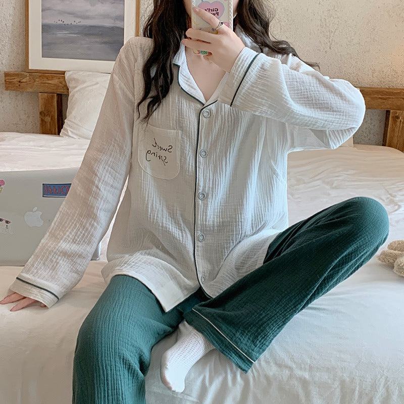 Cotton Maternity Sleepwear for Postpartum Nursing