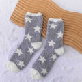 Thickened Plush Postpartum Towel Socks