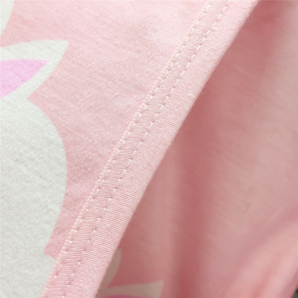 Postpartum Cotton Pajamas Set for Nursing Mothers