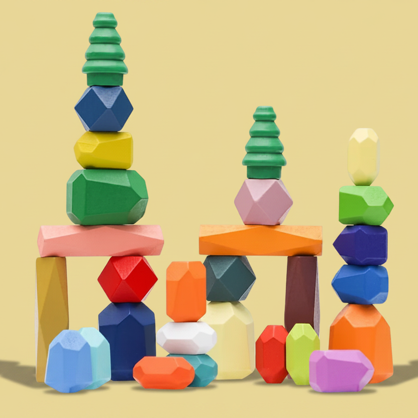 Montessori Stone Blocks