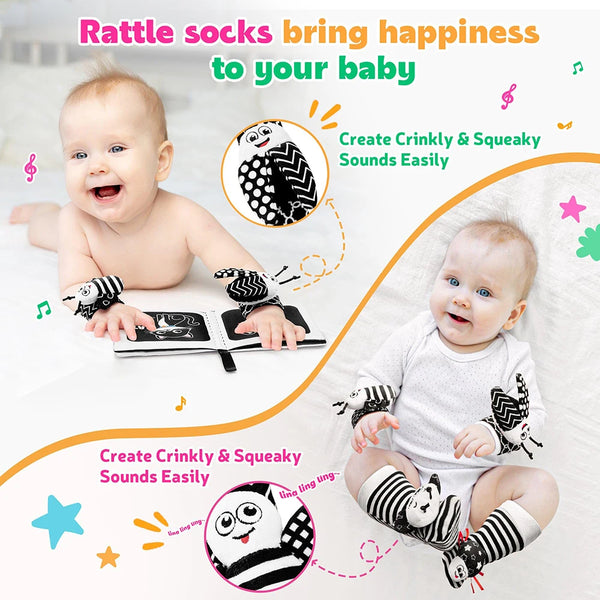 Sensory Rattles for Baby Fun