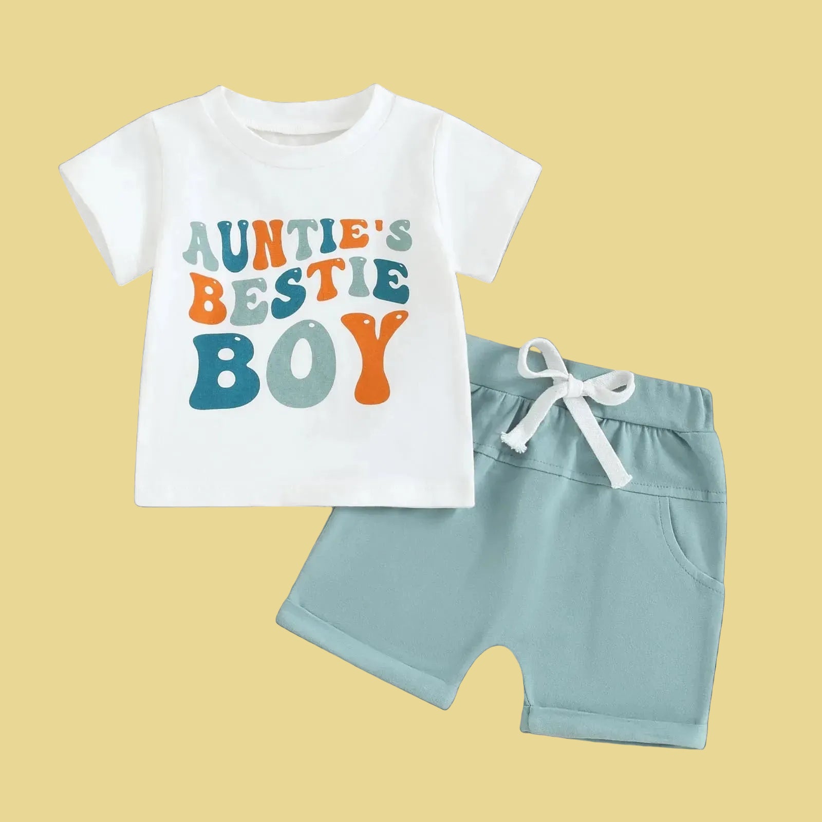 Aunties Baby Short Sleeve Crewneck