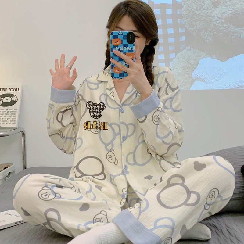 Cotton Maternity Sleepwear for Postpartum Nursing