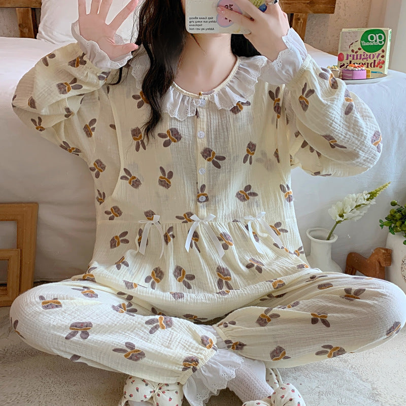 Cotton Maternity Sleepwear for Postpartum Nursing